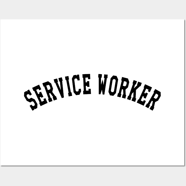 Service Worker Wall Art by KC Happy Shop